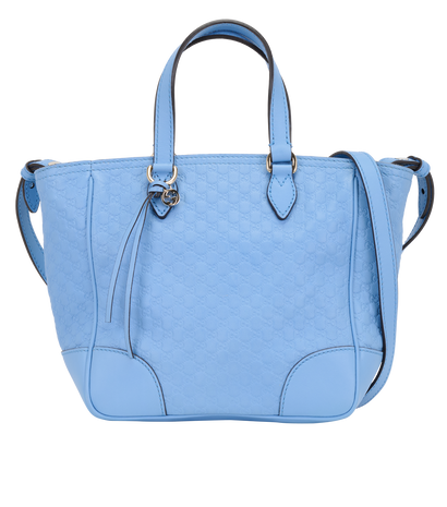 Top Handle, &pound;550, Handbags, Blue, Leather, Front view